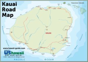 Printable Map Of Kauai