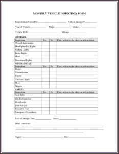 Printable Vehicle Registration Forms