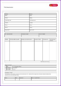 Proforma Invoice Format Word Document Download