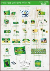 Puppy Dog Pals Invitation Template