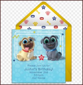 Puppy Dog Pals Invitations Free