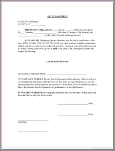 Quit Claim Deed Form Jackson County Missouri