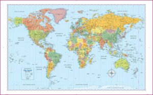 Rand Mcnally Laminated Wall Map