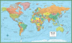 Rand Mcnally Signature United States Wall Map Laminated