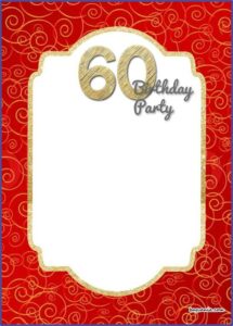 Red Black And Gold Invitation Template