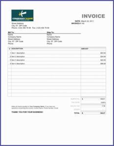 Reimbursement Invoice Format Under Gst