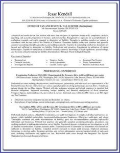 Resume Template Usa Jobs