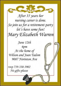 Retirement Invitation Wording Samples