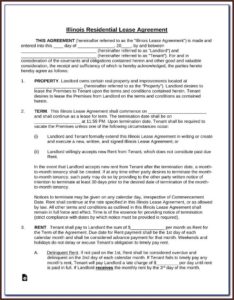 Rha Standard Form Apartment Lease Fixed Term
