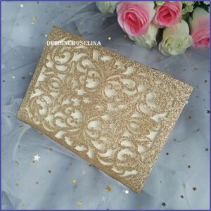 Rose Gold Invitations For Quinceanera