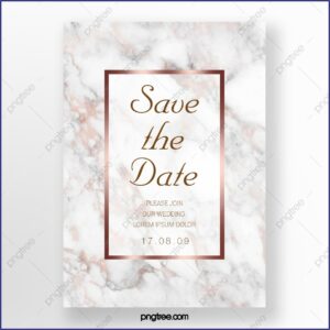 Rose Gold Invitations Template