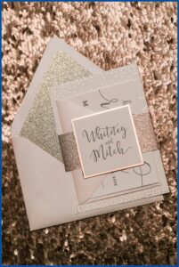 Rose Gold Wedding Invitations