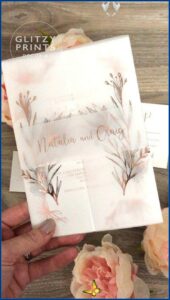 Rose Gold Wedding Invitations Pinterest