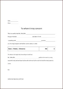 Sample Notary Certificate