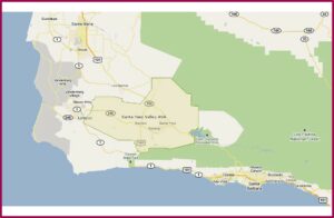 Santa Ynez Wine Trail Map