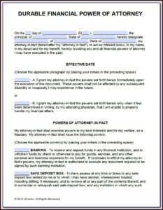 Sc Power Of Attorney Form Free