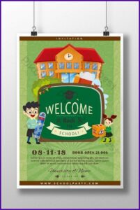 School Open Day Invitation Template