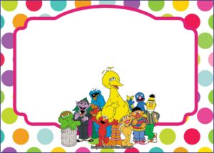 Sesame Street Birthday Invitation Free Download