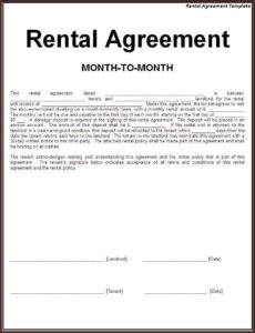 Simple Lease Form Free