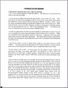 Small Affidavit Estate Form New York