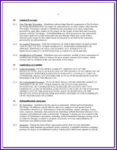 Software Distribution Agreement Template Free