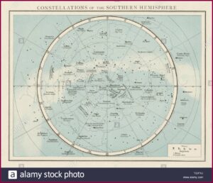 Southern Hemisphere Star Map