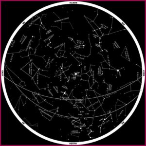 Star Map Southern Hemisphere Printable