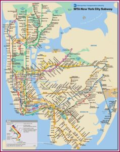 Subway Map New York Pdf
