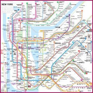 Subway Map Of New York