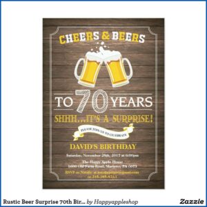 Surprise 60th Birthday Invitations Uk