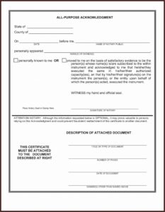 Texas Notary Example