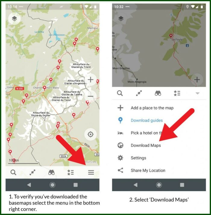 Tour Du Mont Blanc Map Gpx