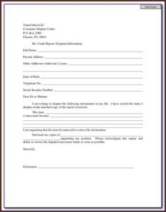 Transunion Free Credit Report Form Canada