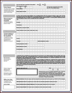 Uk Passport Renewal Form To Print
