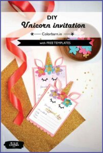 Unicorn Invite Template Free