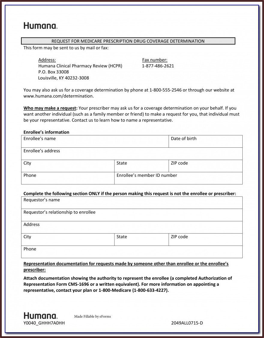 Unitedhealthcare Medicare Prior Auth Form For Medication