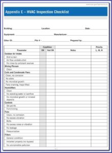 Ups Preventive Maintenance Checklist Template