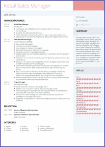 Us Resume Template Free