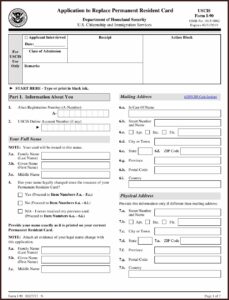 Uscis I 90 Form Download