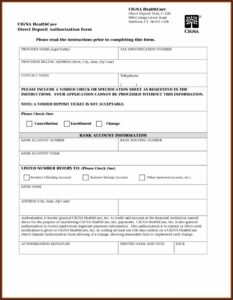 Vendor Ach Payment Authorization Form Template
