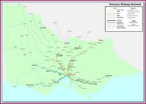 Vic Rail Map