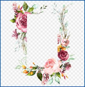 Vintage Floral Wedding Invitation Background