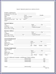 Virginia Rental Lease Agreement Template