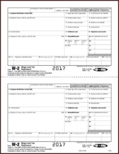 W2 Fillable Form Free
