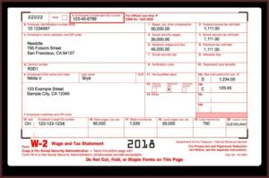 W2 Form Fillable 2020