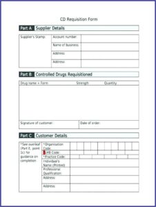 Waiter Order Pad Template