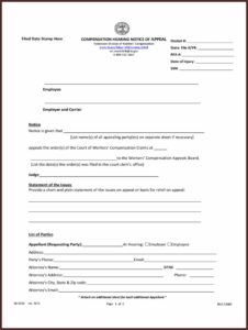 Waiver Of Workers Compensation Form Maryland