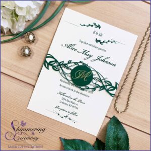 Wedding Invitation Belly Band Alternative