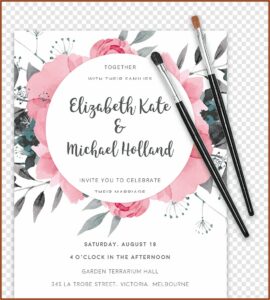 Wedding Invitation Templates Floral