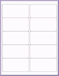 Wedding Return Address Labels Template Free